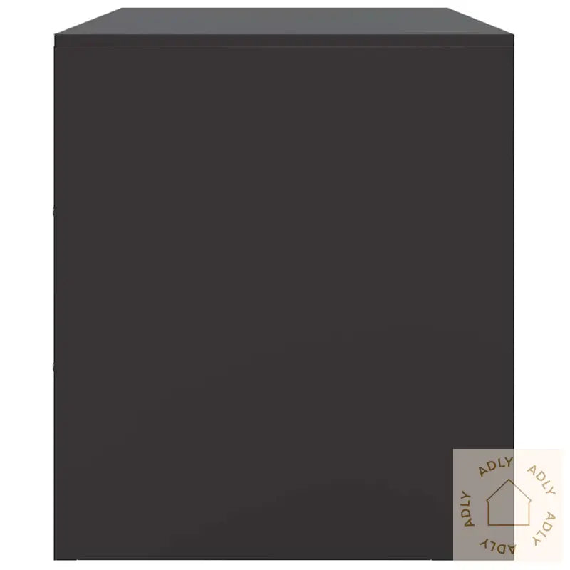 Tv-Benker 2 Stk Svart 67X39X44 Cm Stål