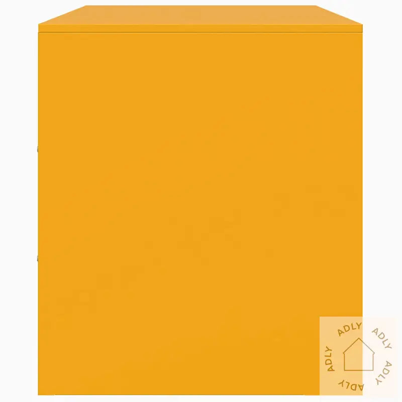 Tv-Benk Sennepsgul 67X39X44 Cm Stål