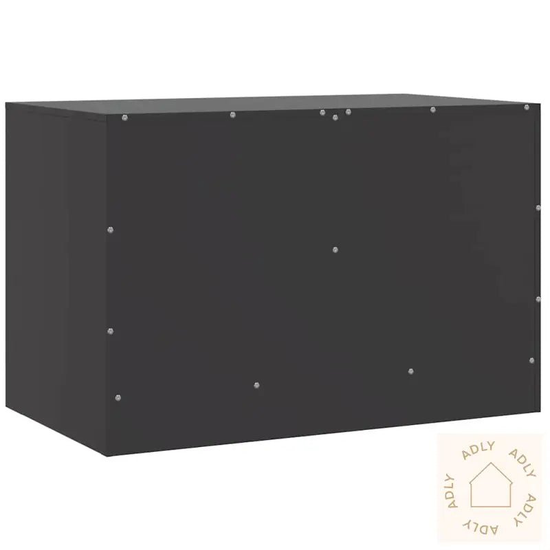 Tv-Benker 2 Stk Svart 67X39X44 Cm Stål
