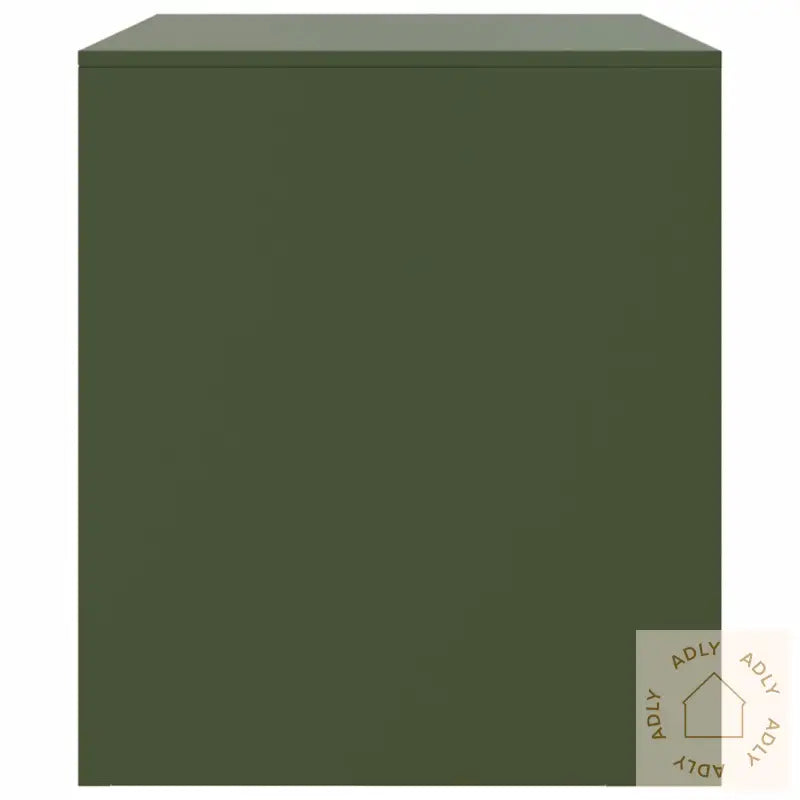 Tv-Benk Olivengrønn 67X39X44 Cm Stål