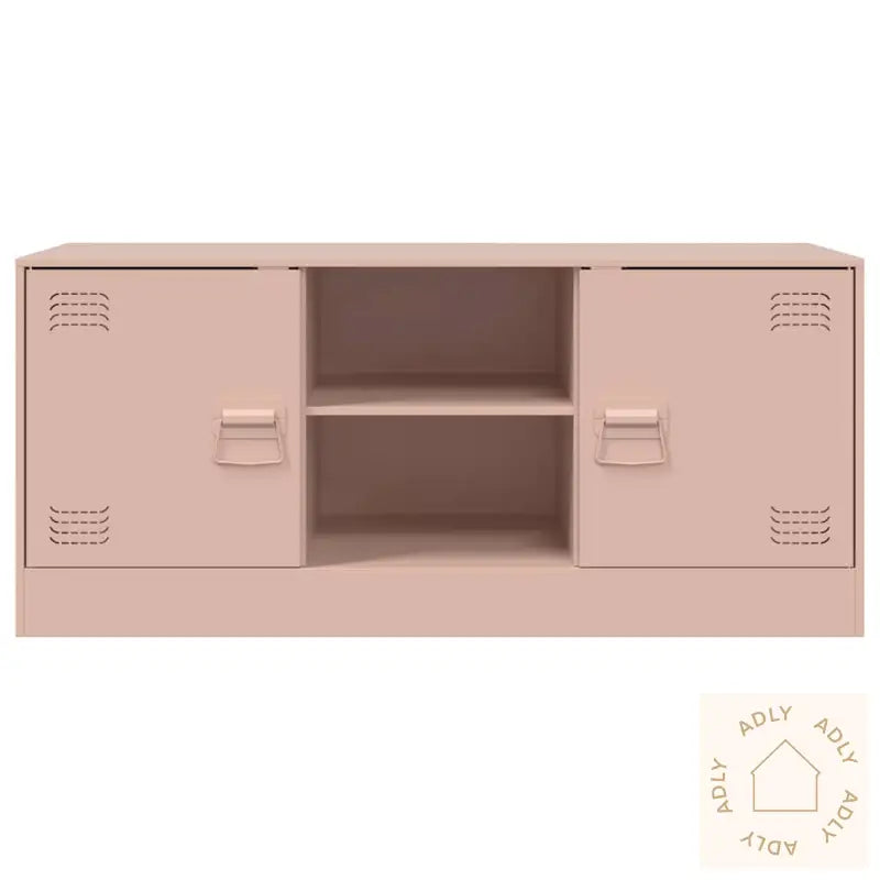 Tv-Benk Rosa 99X39X44 Cm Stål