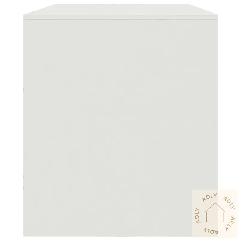 Tv-Benk Hvit 99X39X44 Cm Stål