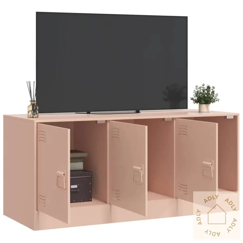 Tv-Benk Rosa 99X39X44 Cm Stål
