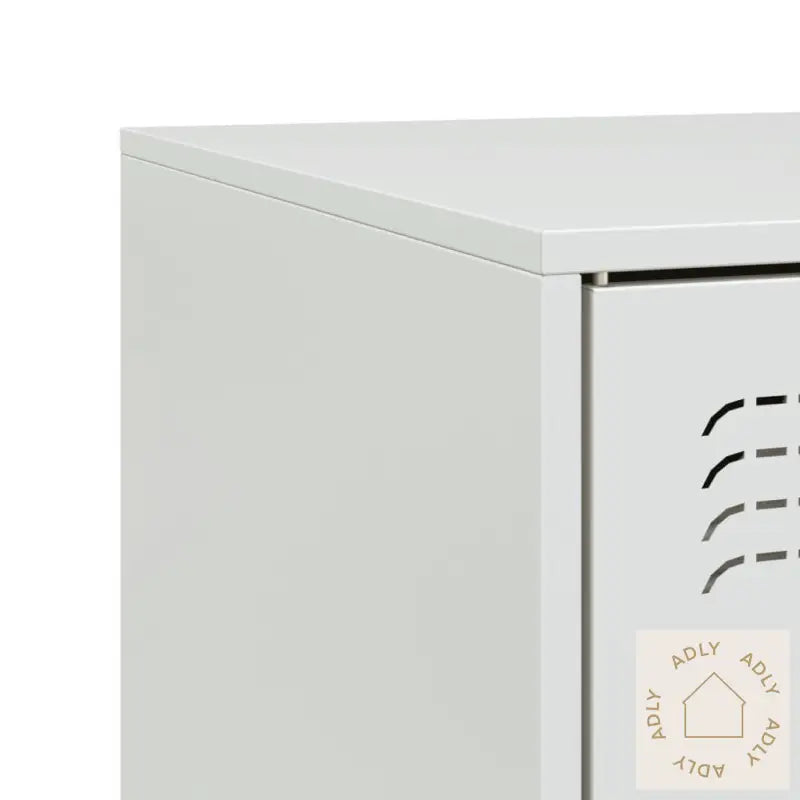 Tv-Benker 2 Stk Hvit 67X39X44 Cm Stål