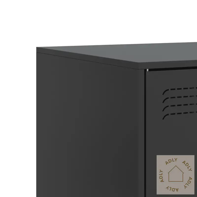 Tv-Benker 2 Stk Svart 67X39X44 Cm Stål