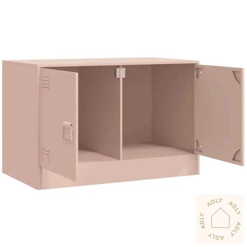 Tv-Benk Rosa 67X39X44 Cm Stål