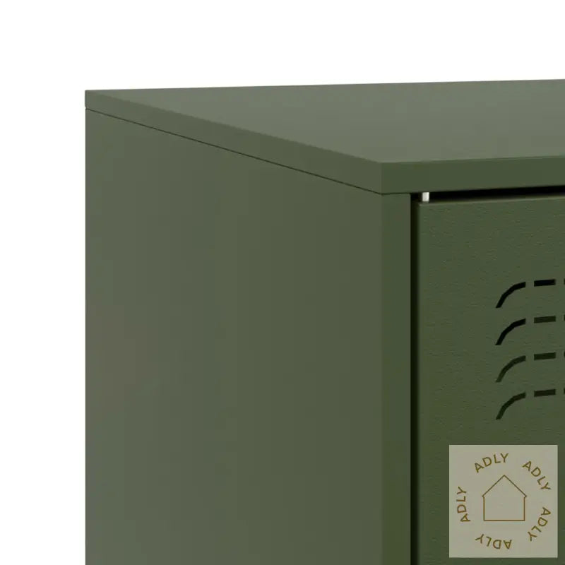 Tv-Benker 2 Stk Olivengrønn 67X39X44 Cm Stål