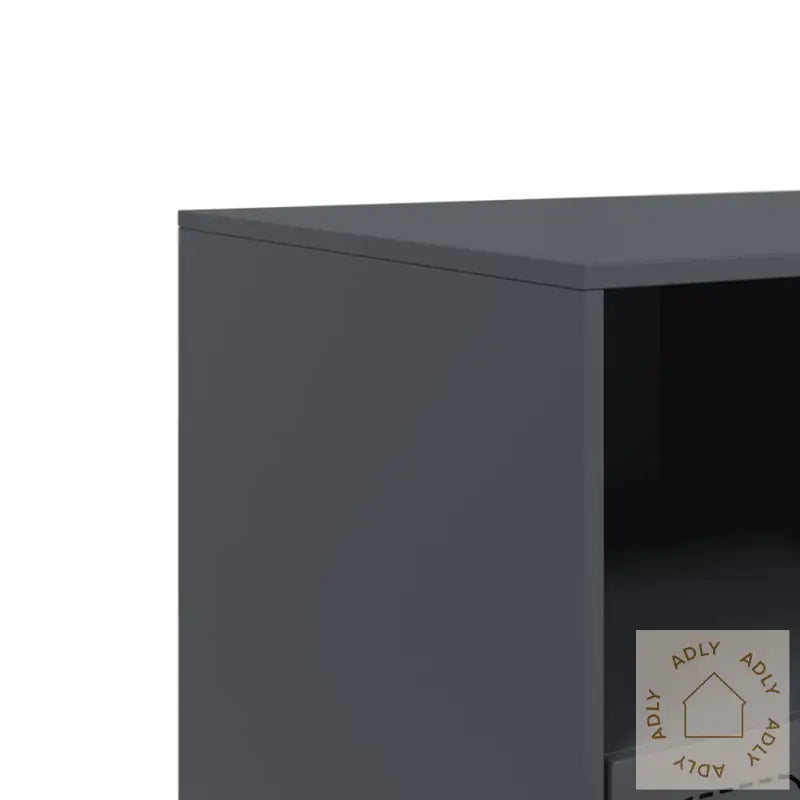 Tv-Benk Antrasitt 99X39X44 Cm Stål