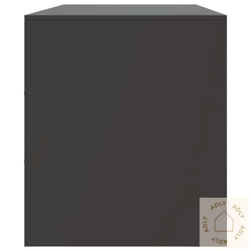 Tv-Benk Svart 99X39X44 Cm Stål
