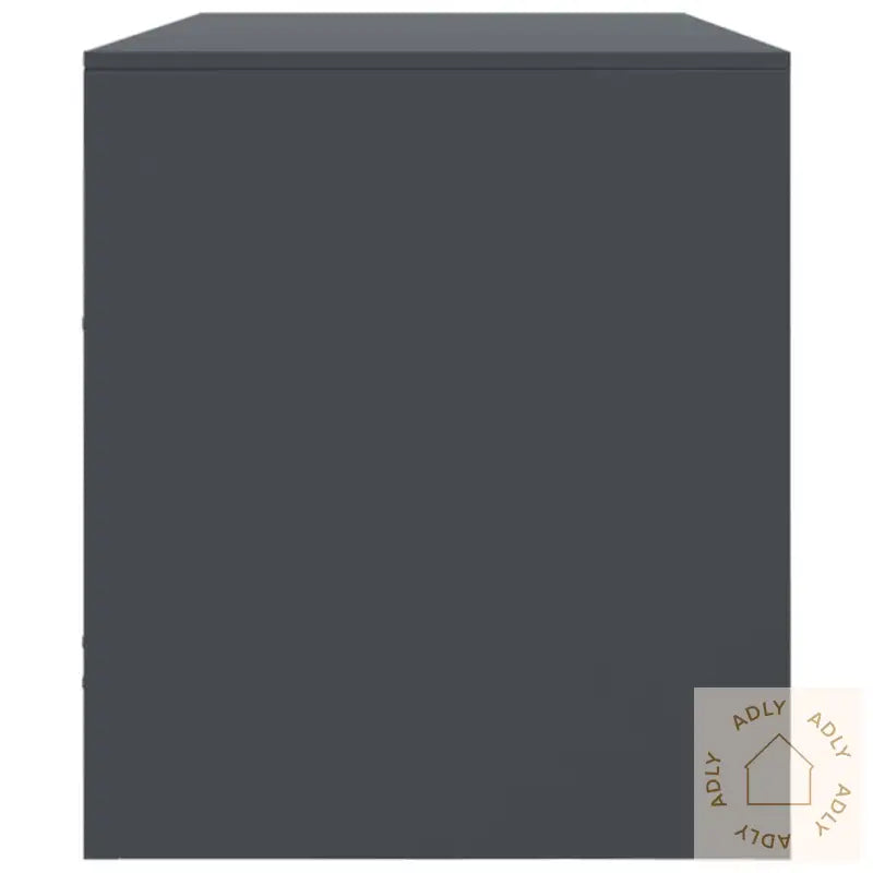 Tv-Benk Antrasitt 99X39X44 Cm Stål