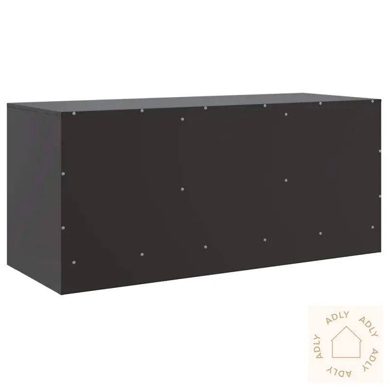 Tv-Benk Svart 99X39X44 Cm Stål