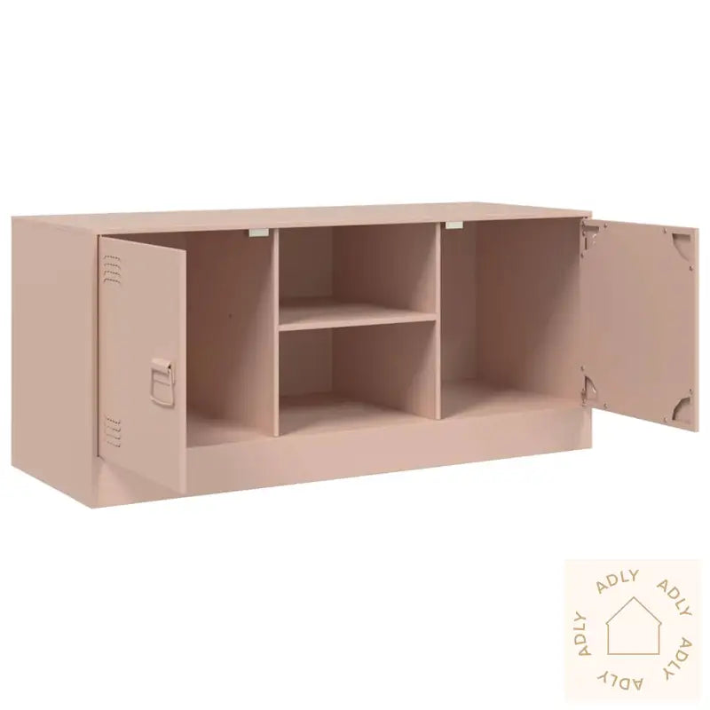 Tv-Benk Rosa 99X39X44 Cm Stål