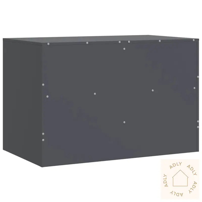 Tv-Benker 2 Stk Antrasitt 67X39X44 Cm Stål