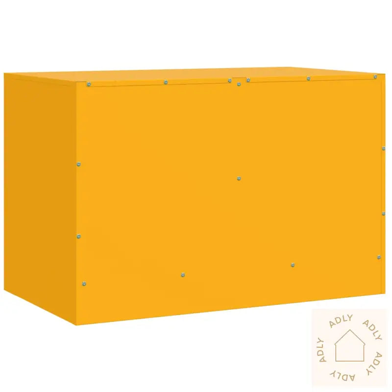 Tv-Benk Sennepsgul 67X39X44 Cm Stål