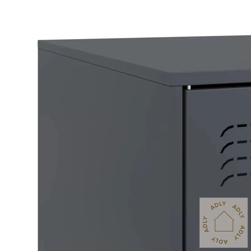 Tv-Benker 2 Stk Antrasitt 67X39X44 Cm Stål