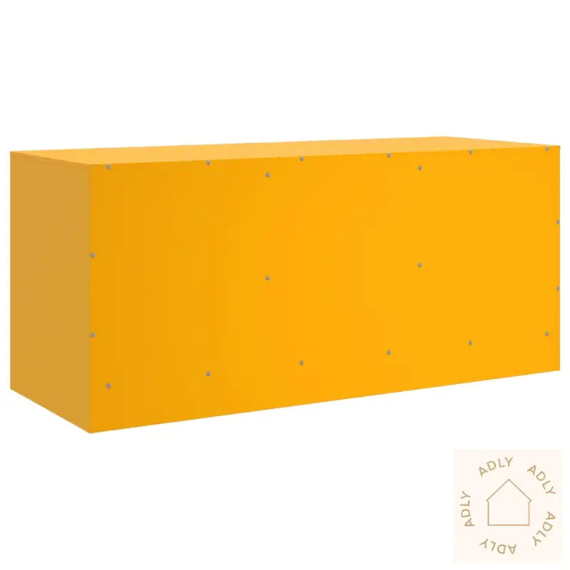 Tv-Benk Sennepsgul 99X39X44 Cm Stål