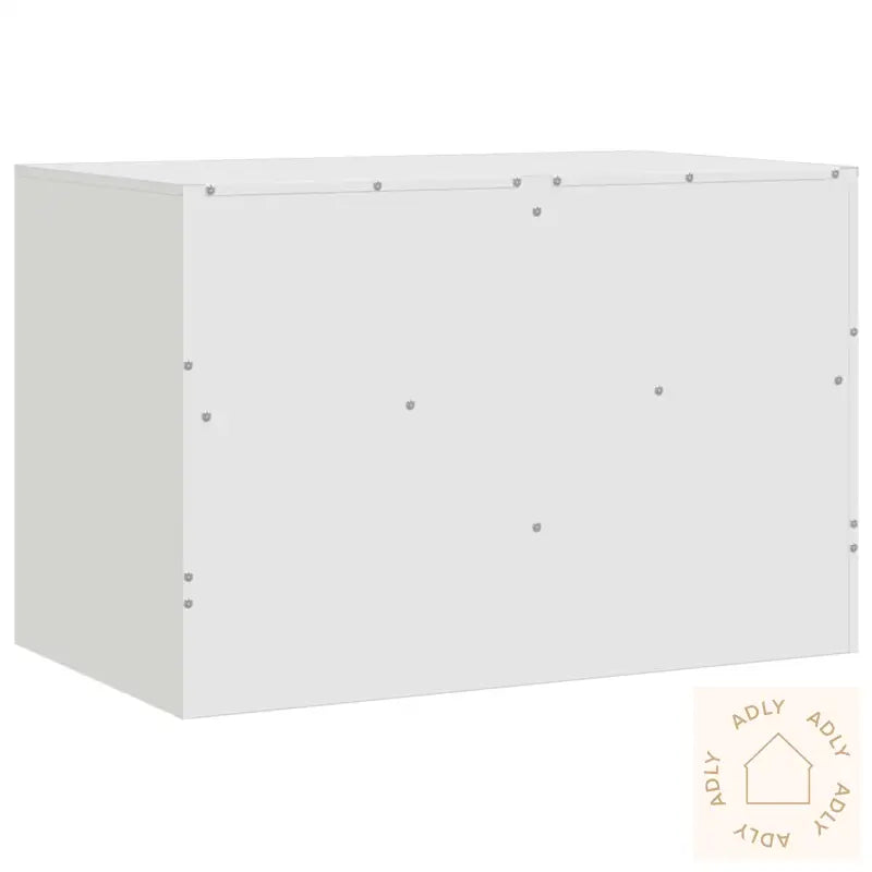 Tv-Benk Hvit 67X39X44 Cm Stål