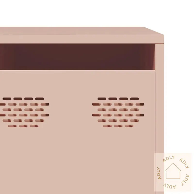 Tv-Benk Rosa 202X39X43,5 Cm Kaldvalset Stål