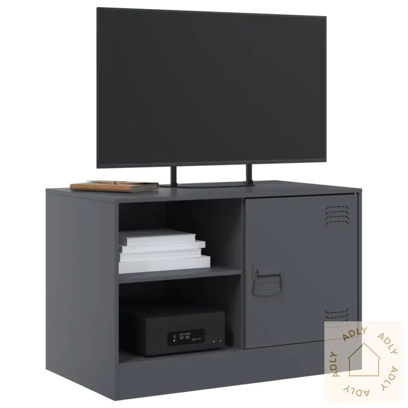 Tv-Benk Antrasitt 67X39X44 Cm Stål