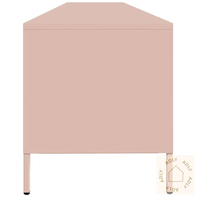 Tv-Benk Rosa 202X39X43,5 Cm Kaldvalset Stål