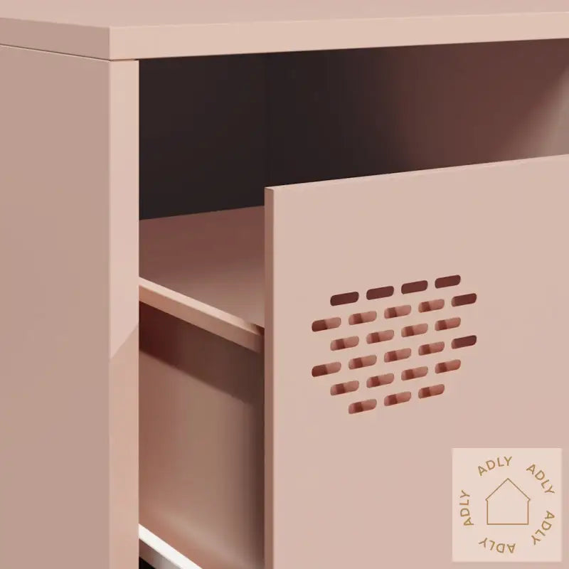 Tv-Benk Rosa 202X39X43,5 Cm Kaldvalset Stål