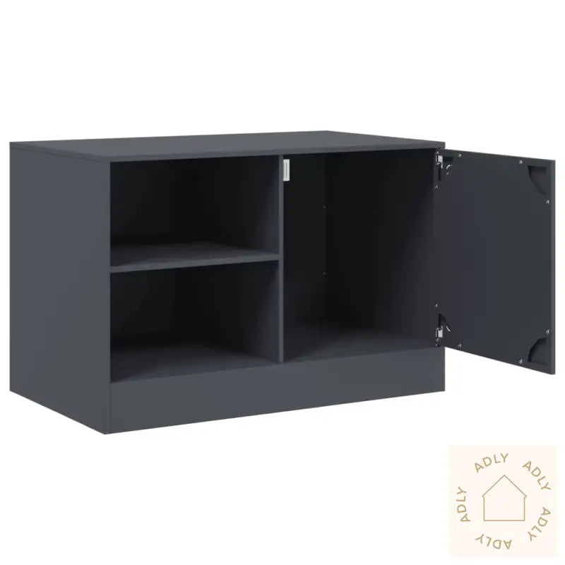 Tv-Benk Antrasitt 67X39X44 Cm Stål