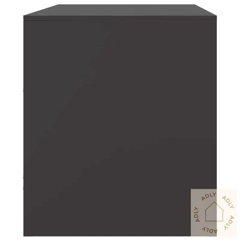 Tv-Benker 2 Stk Svart 67X39X44 Cm Stål