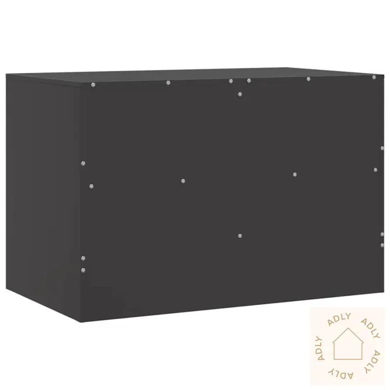 Tv-Benker 2 Stk Svart 67X39X44 Cm Stål