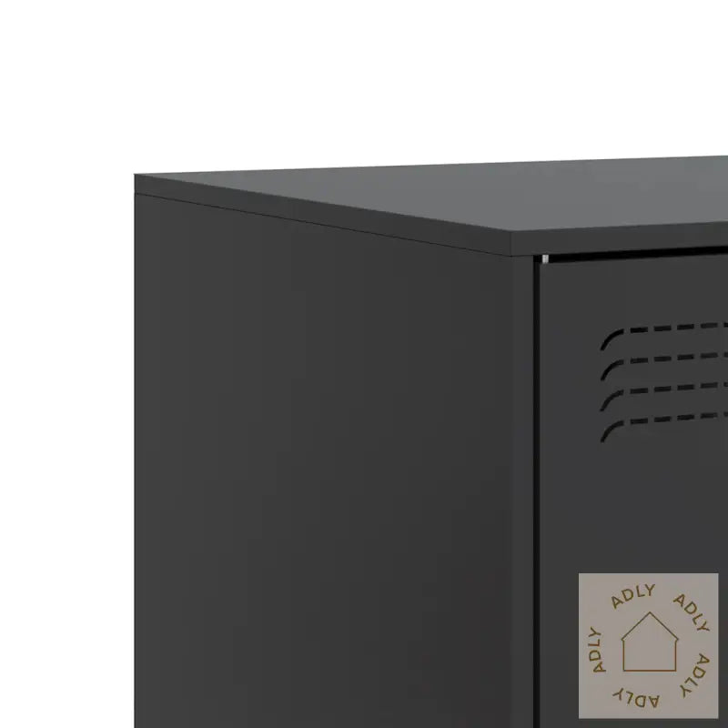 Tv-Benk Svart 67X39X44 Cm Stål