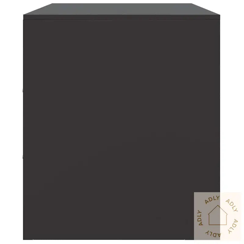 Tv-Benk Svart 67X39X44 Cm Stål