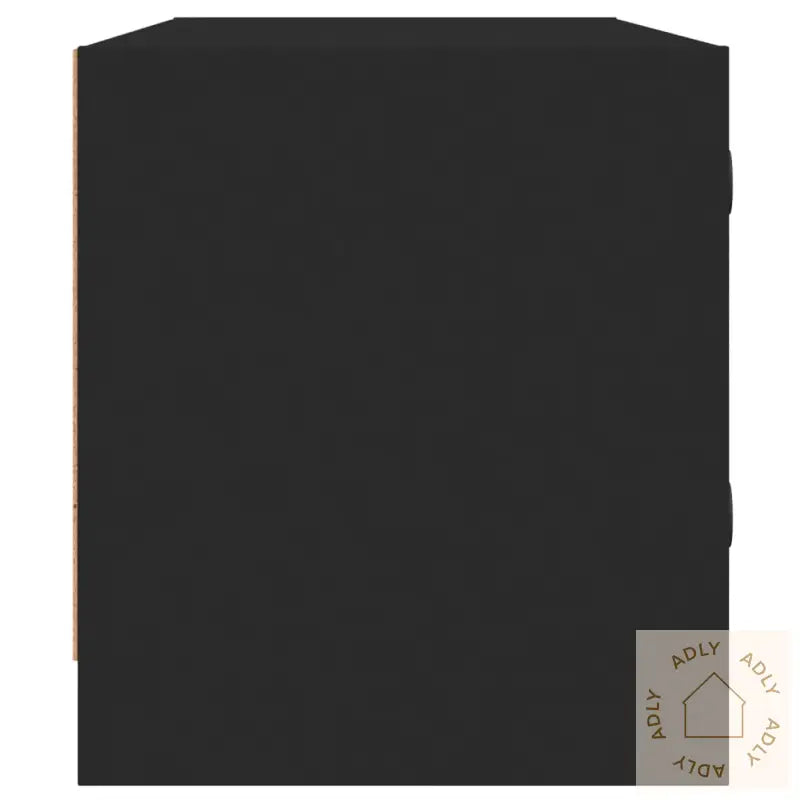 Tv-Benk Med Dør Svart 102X37X42 Cm