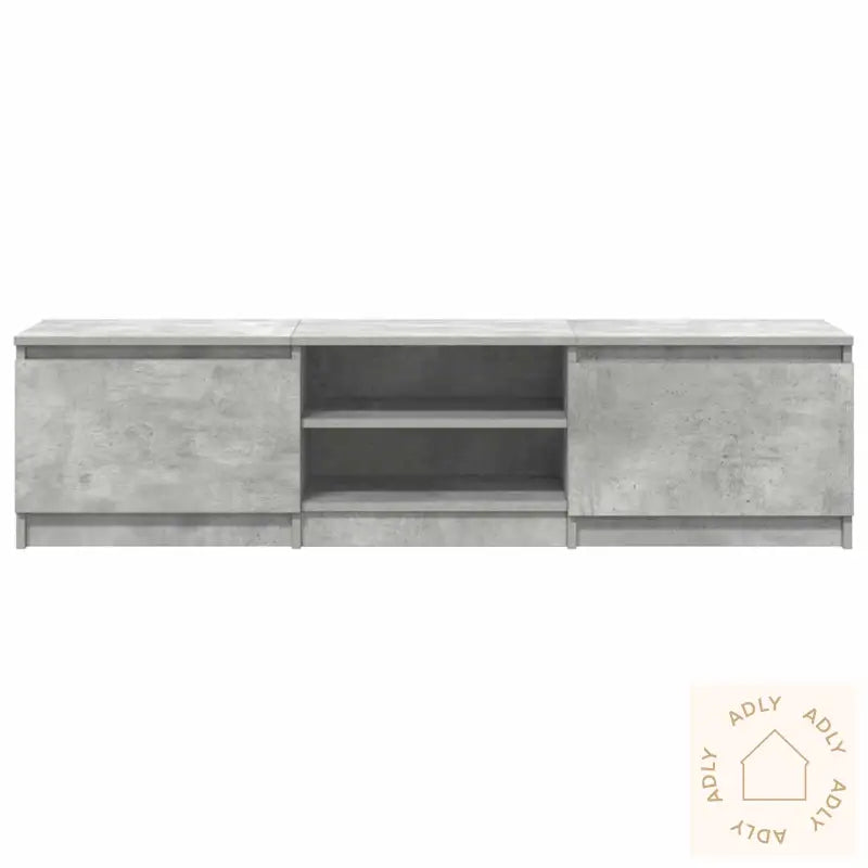 Tv-Benk Betonggrå 140X40X35,5 Cm Konstruert Tre