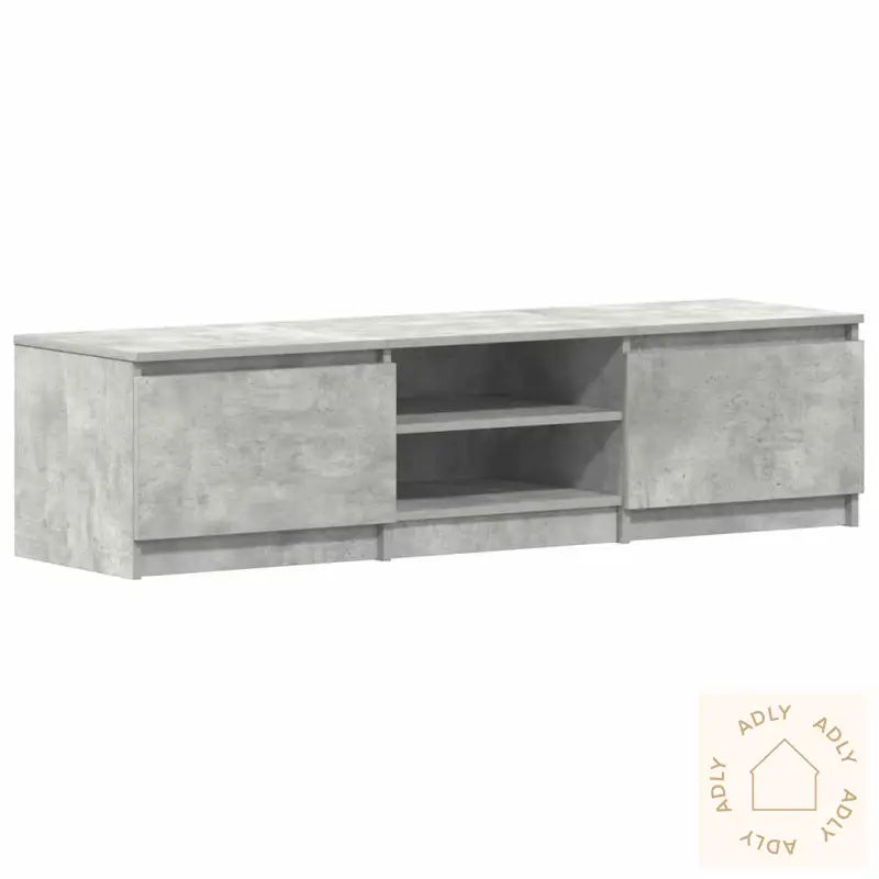 Tv-Benk Betonggrå 140X40X35,5 Cm Konstruert Tre
