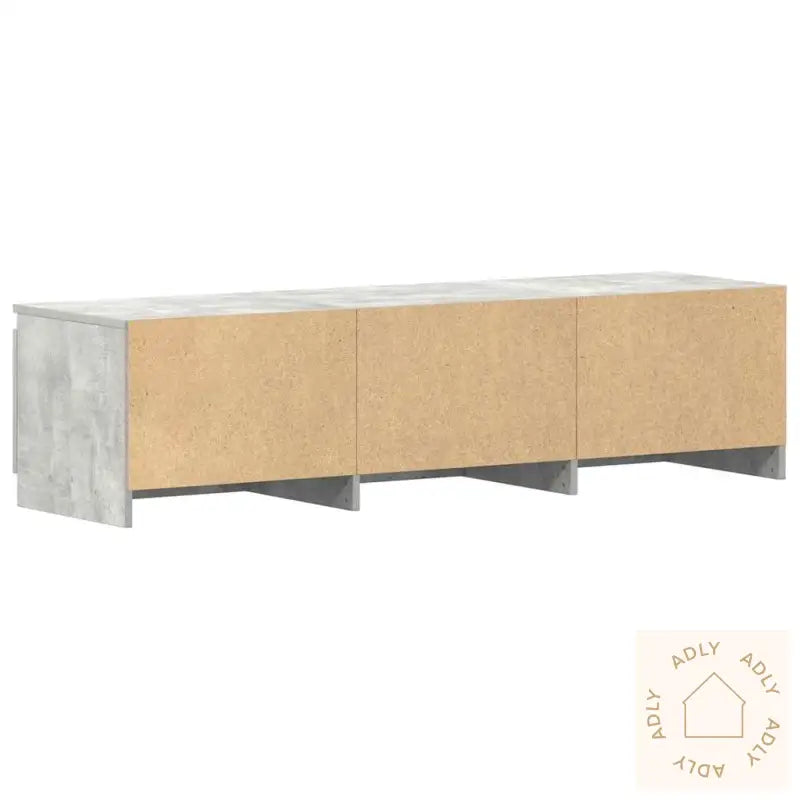 Tv-Benk Betonggrå 140X40X35,5 Cm Konstruert Tre