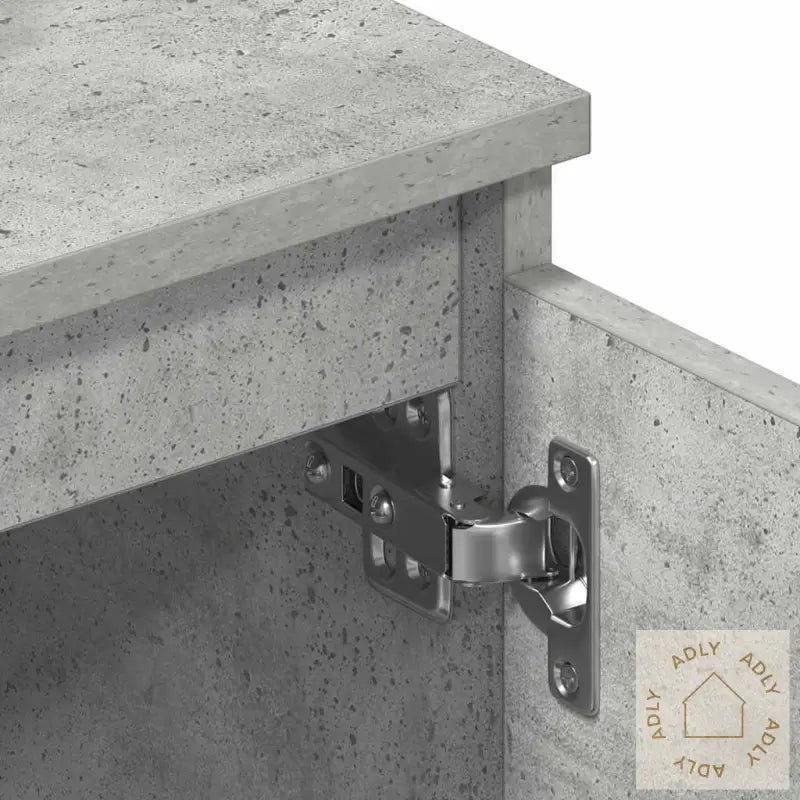 Tv-Benk Betonggrå 140X40X35,5 Cm Konstruert Tre