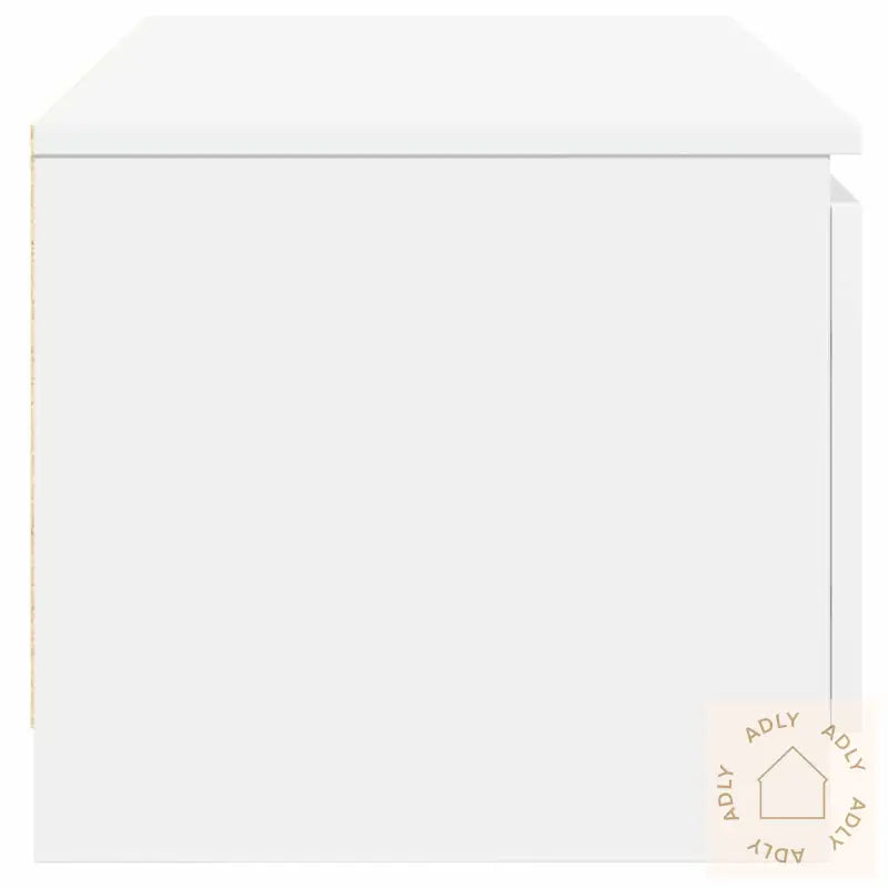 Tv-Benk Hvit 140X40X35,5 Cm Konstruert Tre