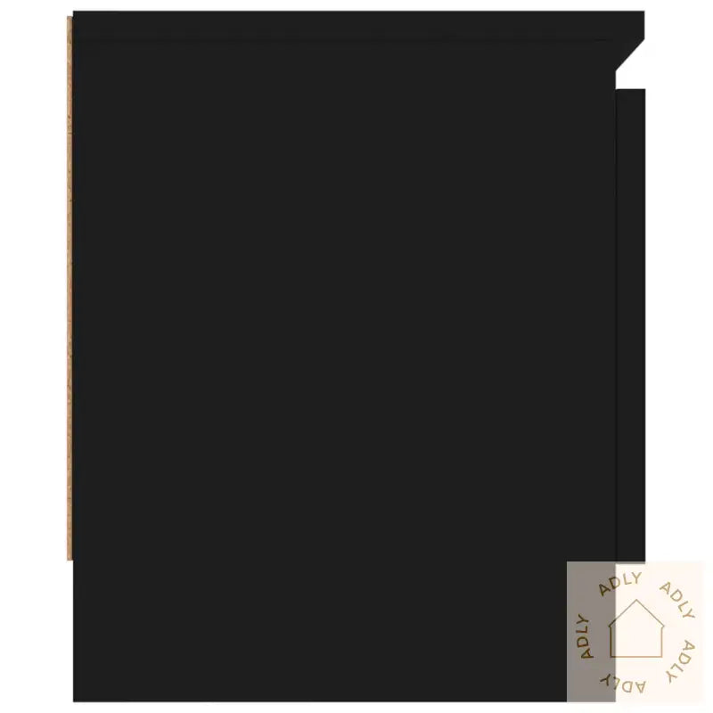 Tv-Benk Med Dør Svart 102X30X36 Cm