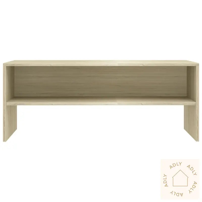 Tv-Benk Sonoma Eik 100X40X40 Cm Konstruert Tre