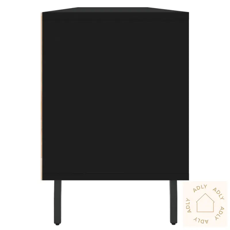 Tv-Benk Svart 150X30X44,5 Cm Konstruert Tre