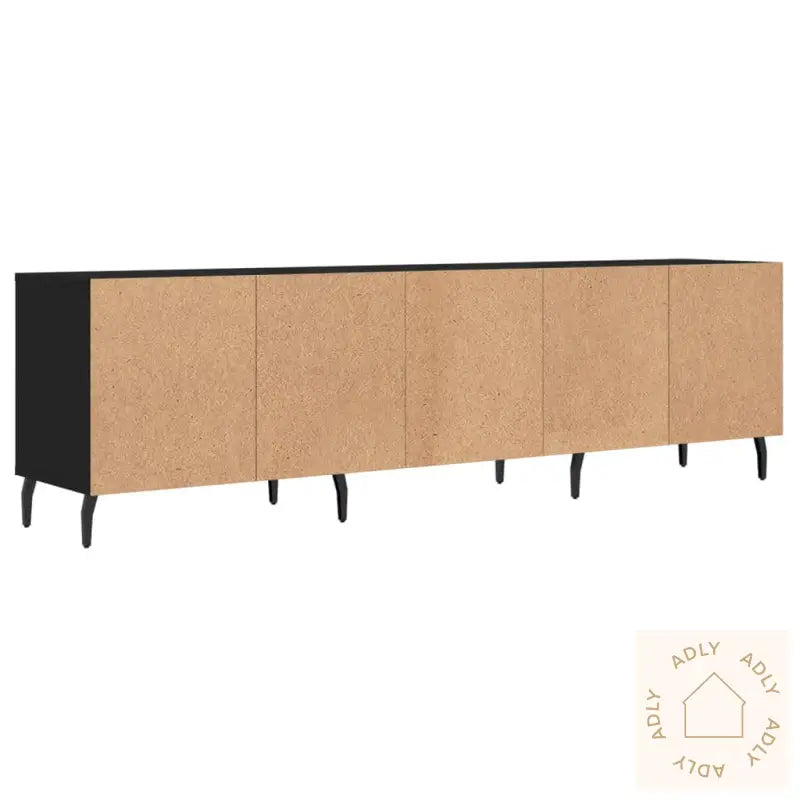 Tv-Benk Svart 150X30X44,5 Cm Konstruert Tre