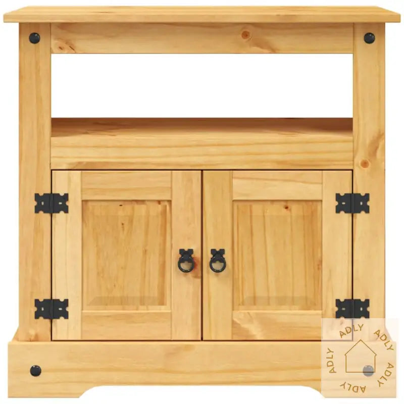 Tv-Benk Meksikansk Corona-Stil Furu 80X43X78 Cm