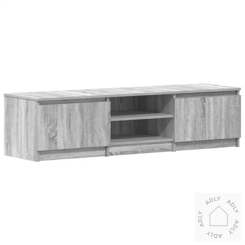Tv-Benk Grå Sonoma 140X40X35,5 Cm Konstruert Tre