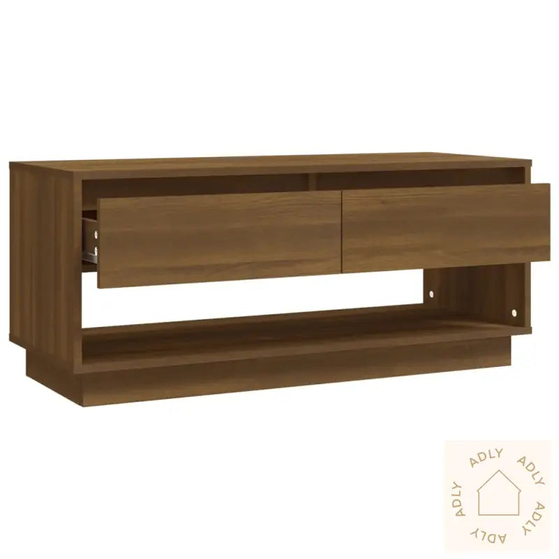 Tv-Benk Sonoma Eik 102X41X44 Cm Konstruert Tre