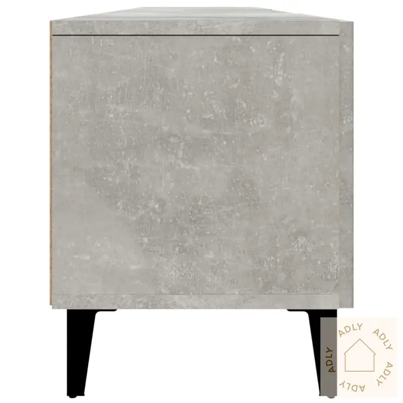 Tv-Benk Betonggrå 180X31,5X40 Cm Konstruert Tre