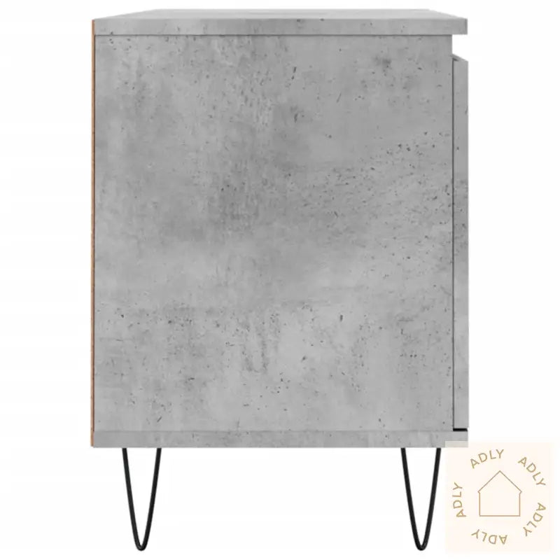 Tv-Benk Betonggrå 104X35X50 Cm Konstruert Tre