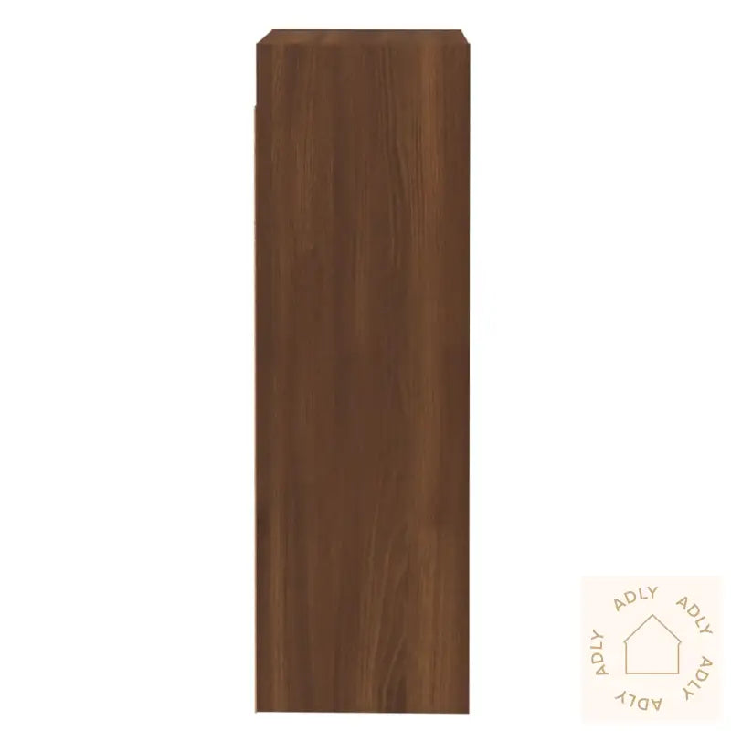 Tv-Benker 2 Stk Brun Eik 30,5X30X90 Cm Konstruert Tre