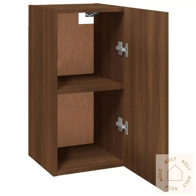 Tv-Benker 2 Stk Brun Eik 30,5X30X60 Cm Konstruert Tre