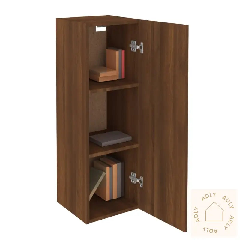 Tv-Benker 2 Stk Brun Eik 30,5X30X90 Cm Konstruert Tre