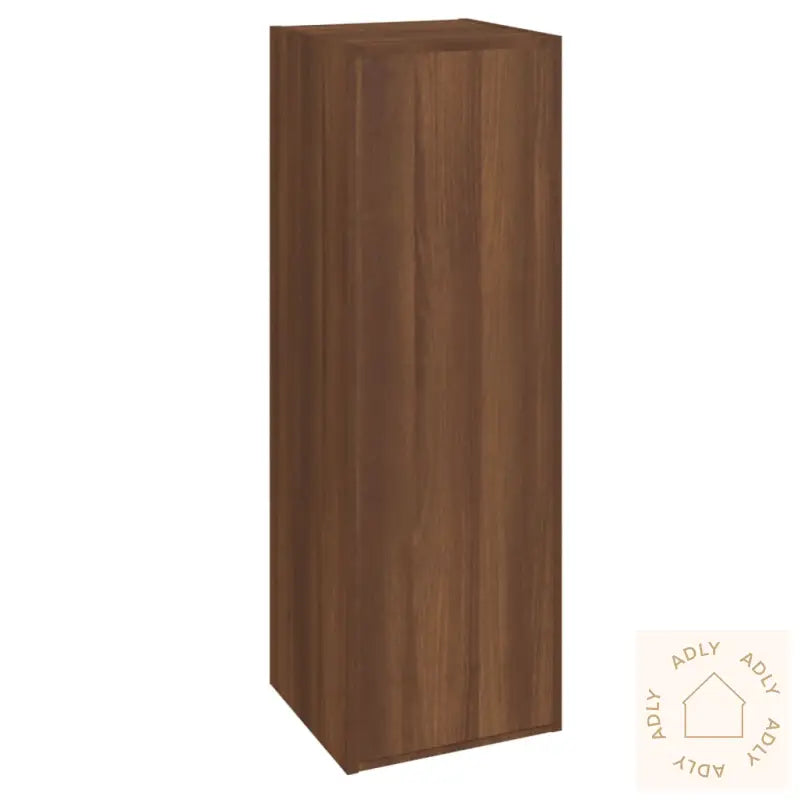 Tv-Benker 2 Stk Brun Eik 30,5X30X90 Cm Konstruert Tre