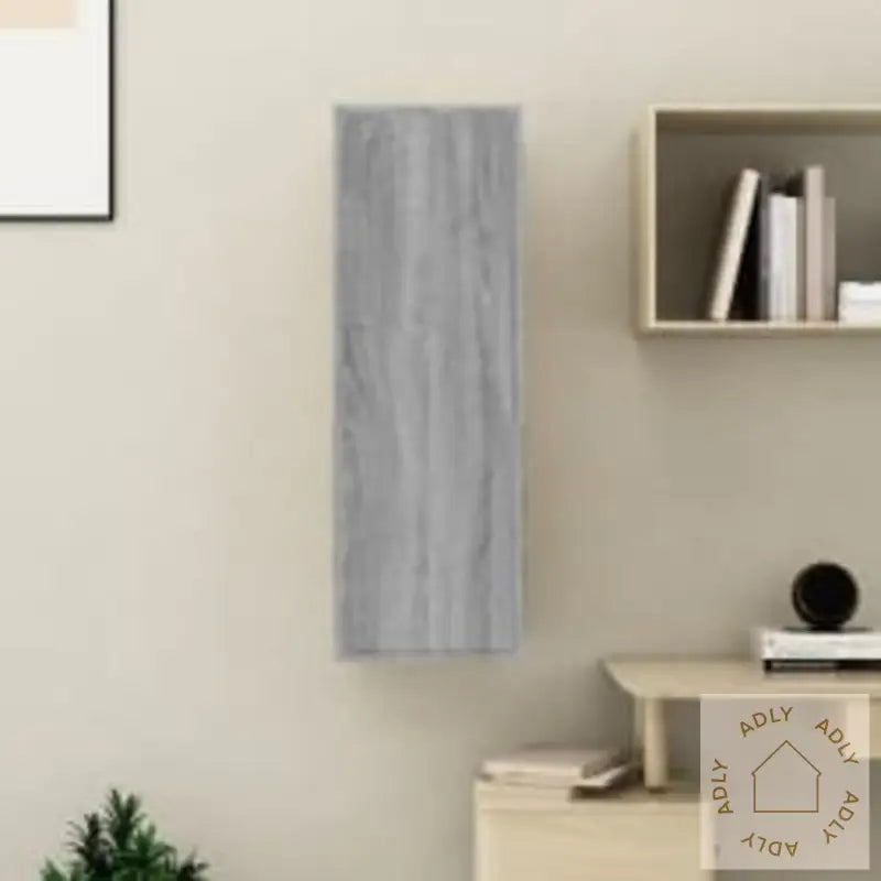 Tv-Benk Grå Sonoma 30,5X30X90 Cm Konstruert Tre